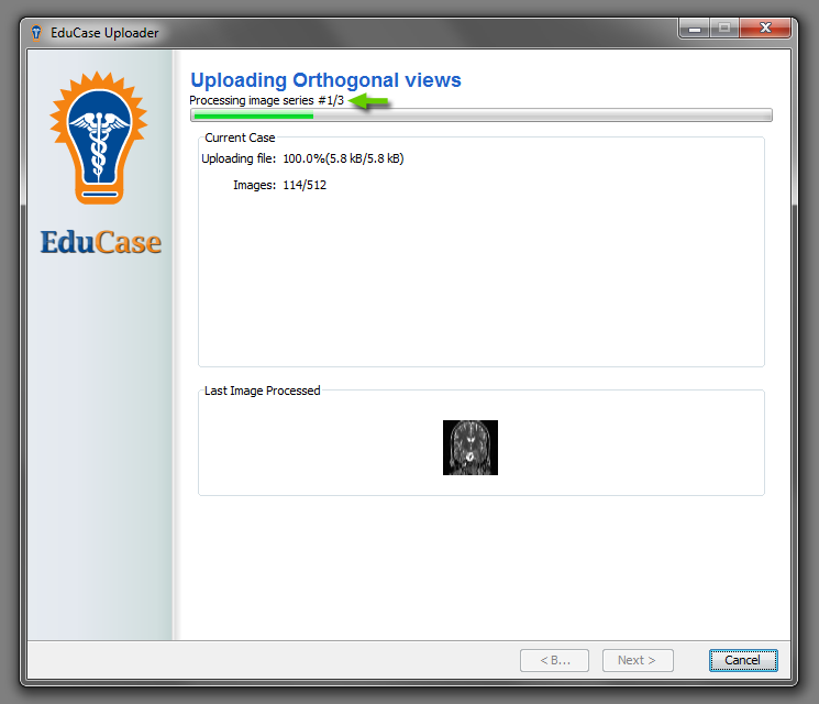 EduCase Features Uploader Tool Processing and Uploading Orthogonal Images