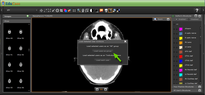 EduCase, Features, Load and Export Contours, Load saved contours