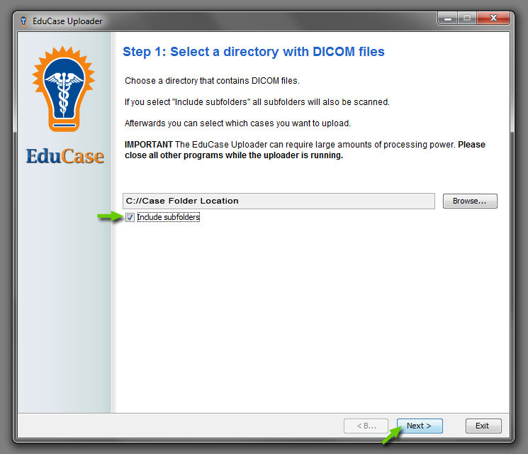 EduCase Features Uploader Tool Including Sub-Folders